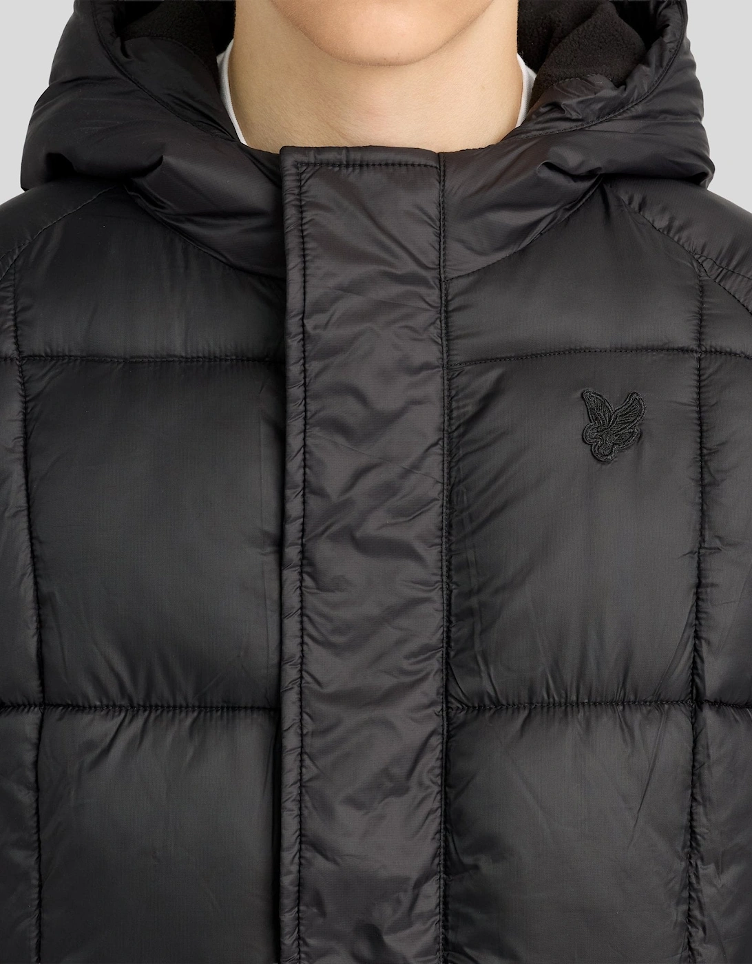 Tonal Eagle Padded Jacket