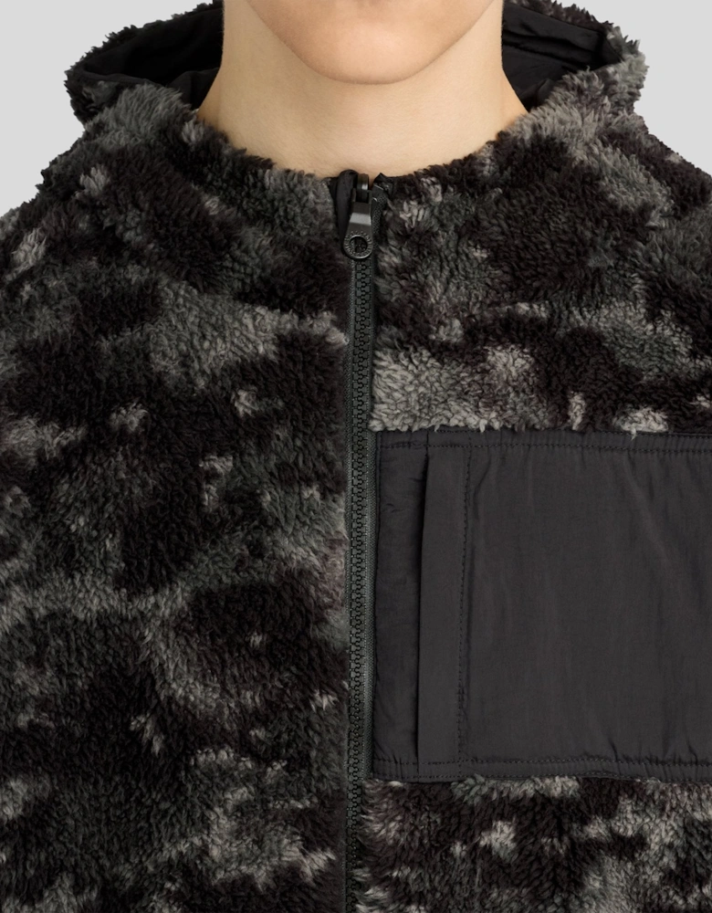 Reversible Print Fleece Jacket