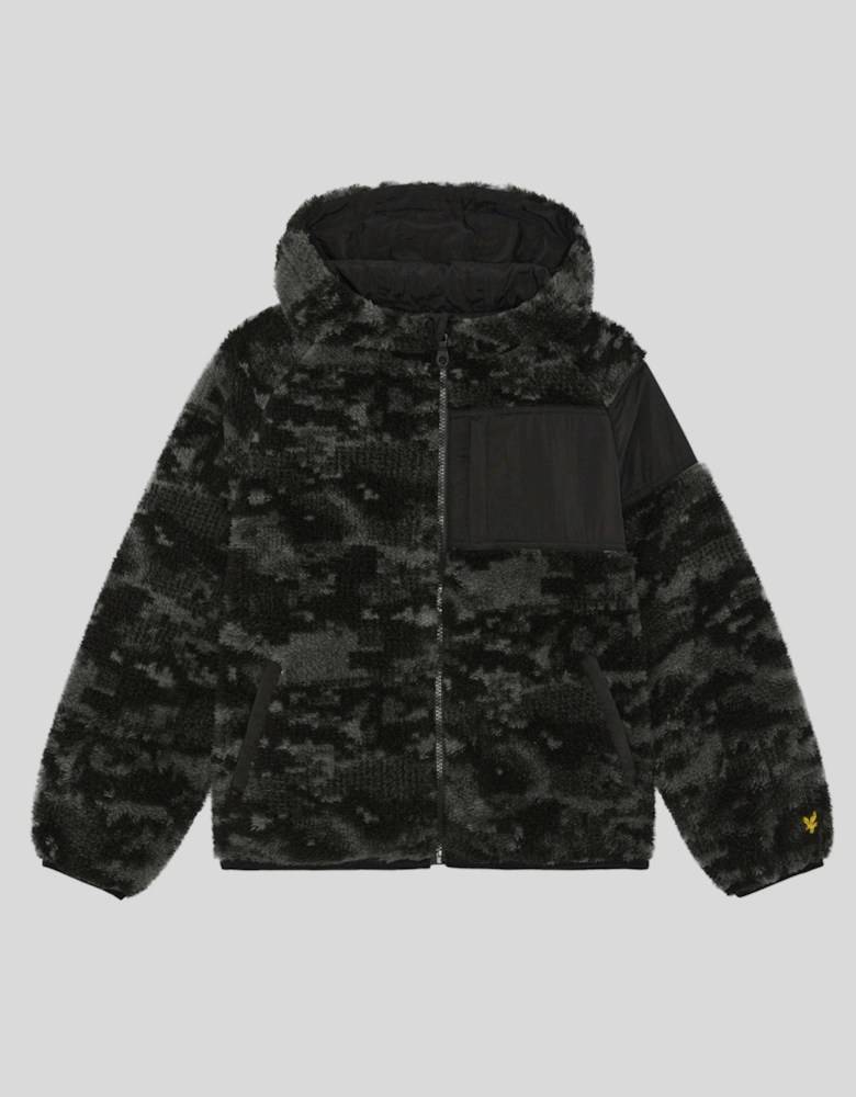 Reversible Print Fleece Jacket