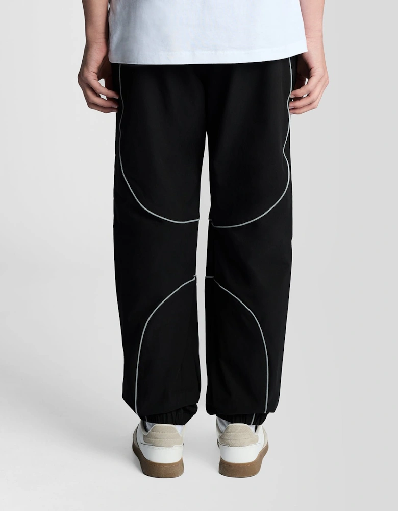 Reflective Piped Track Pants