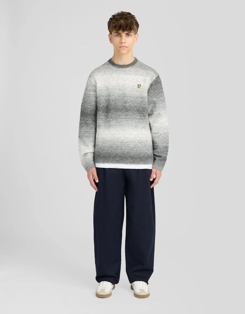 Ombre Crew Neck Jumper