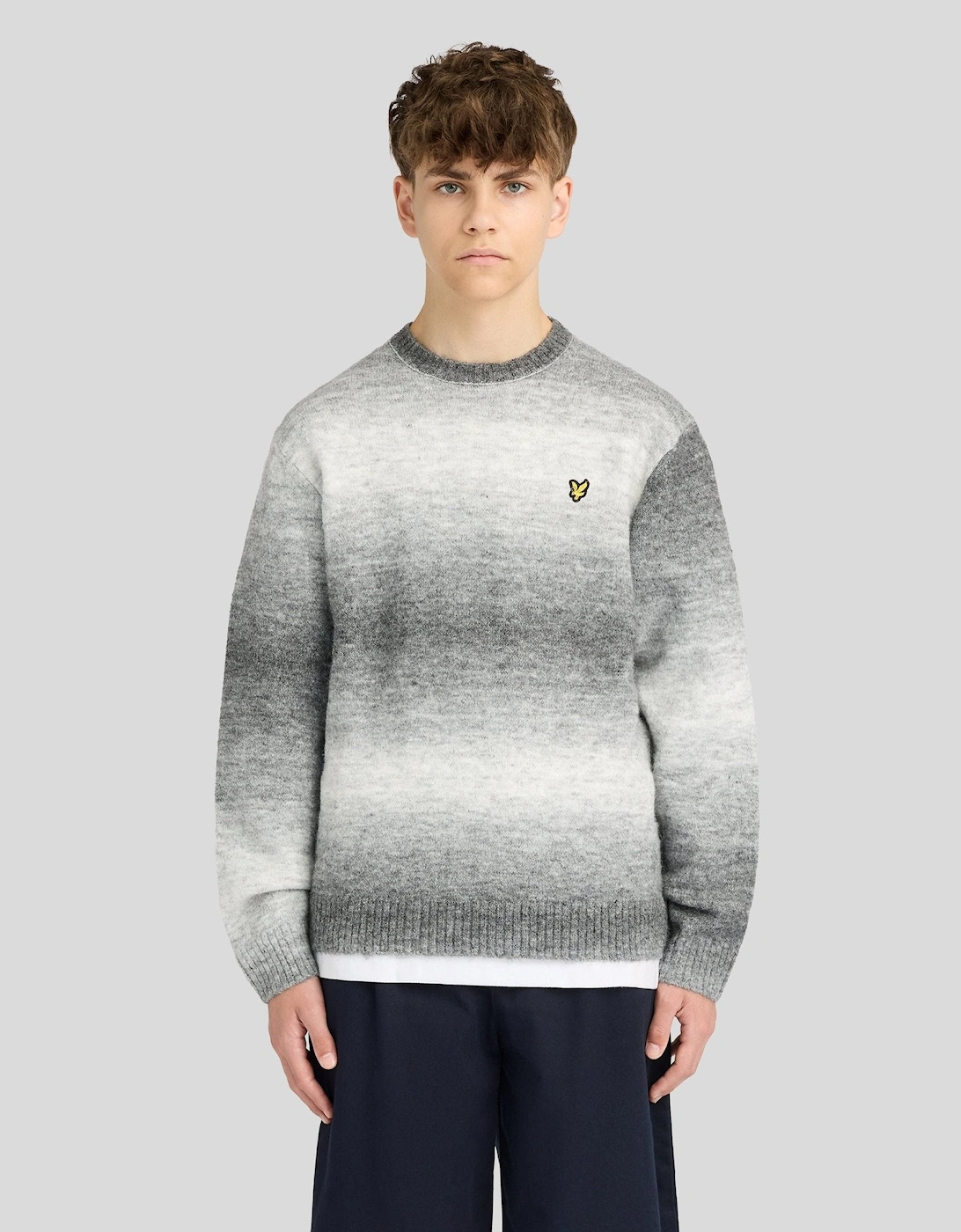 Ombre Crew Neck Jumper