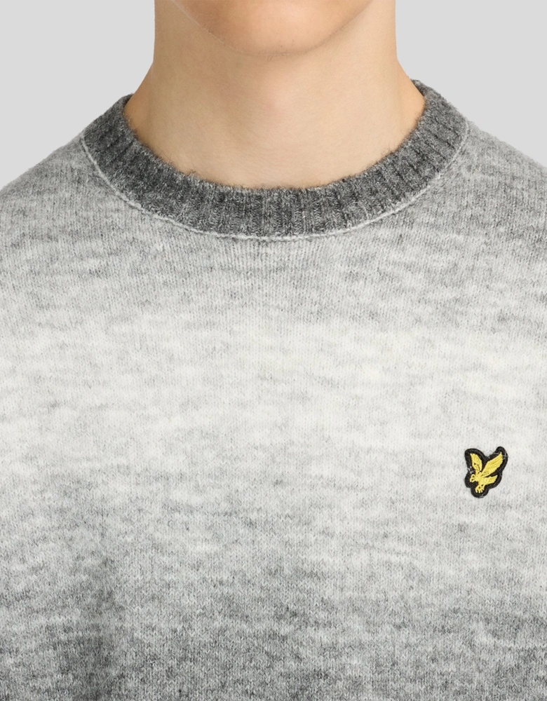 Ombre Crew Neck Jumper