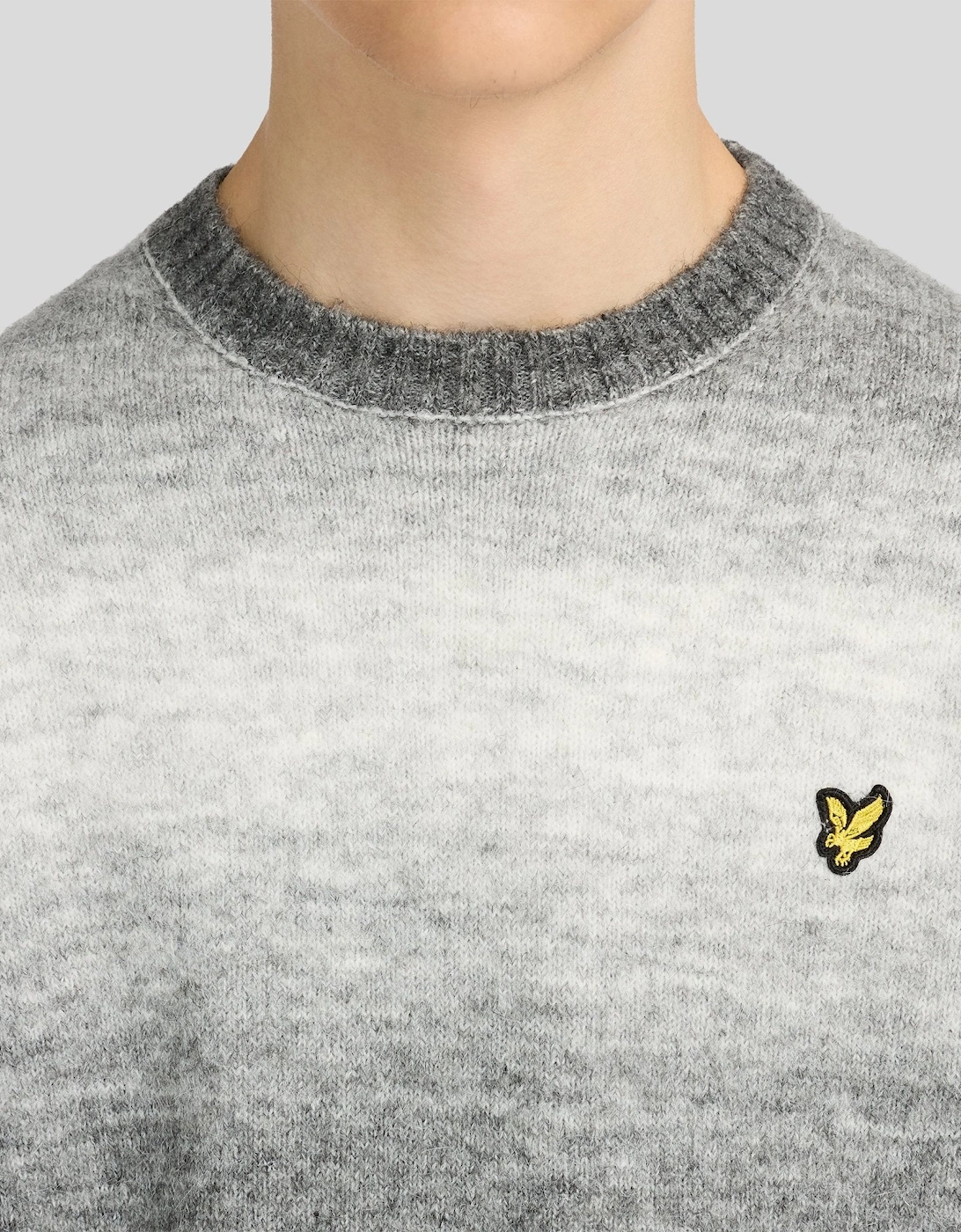 Ombre Crew Neck Jumper