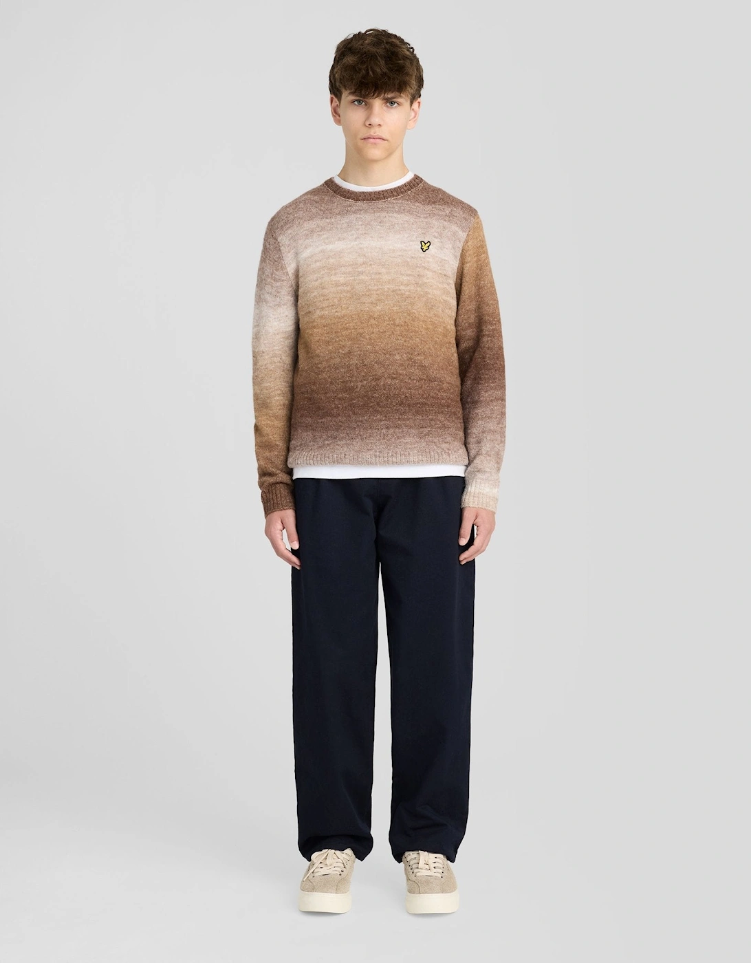 Ombre Crew Neck Jumper