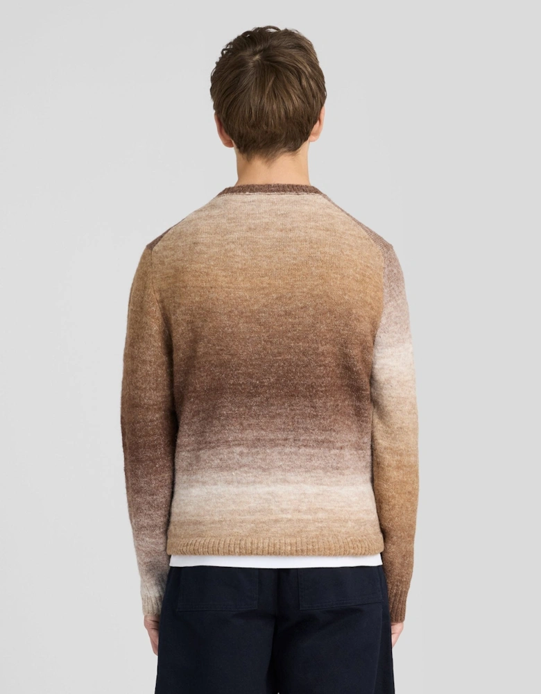 Ombre Crew Neck Jumper