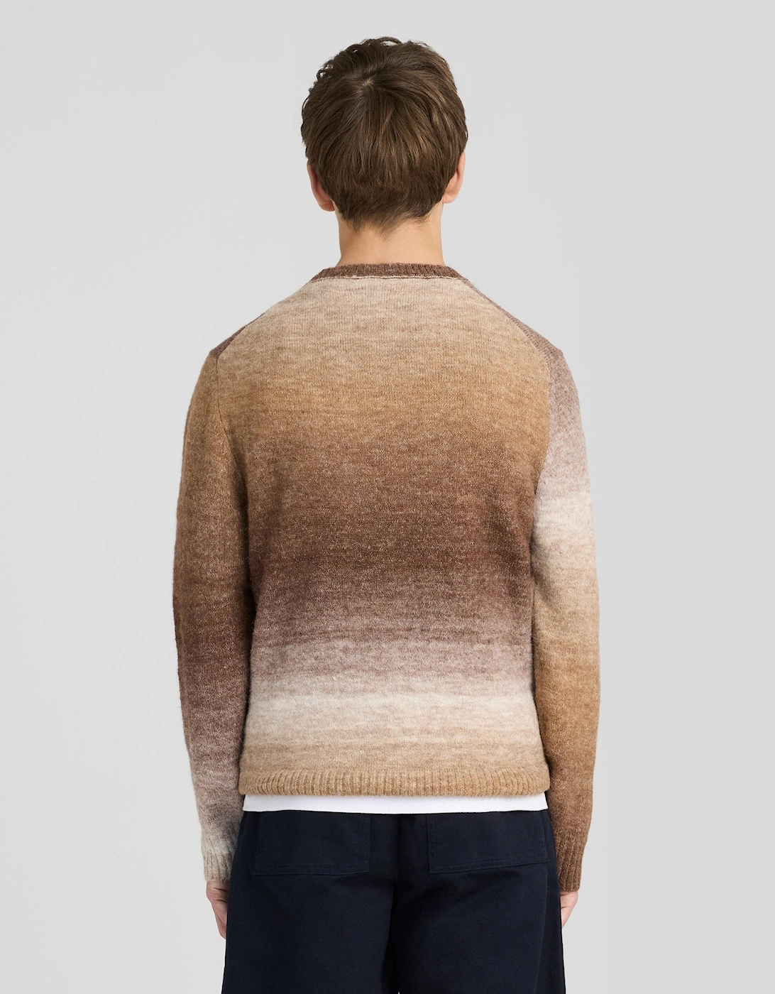 Ombre Crew Neck Jumper