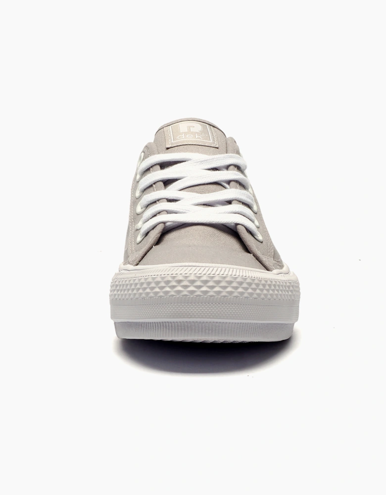 Dek Racer Canvas Shoes Womens Grey