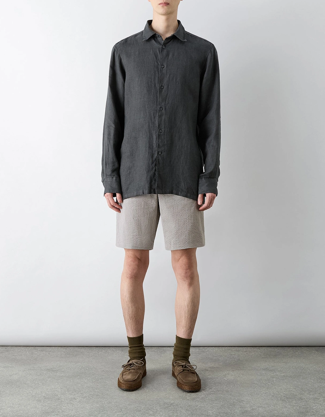 Oliver Sweeney Cotton Seersucker Shorts