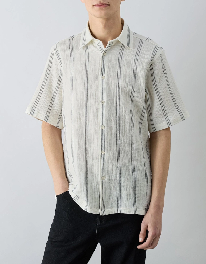 Oliver Sweeney Linen Short-Sleeved Shirt