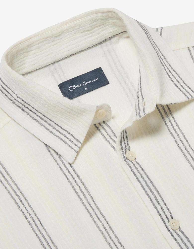 Oliver Sweeney Linen Short-Sleeved Shirt