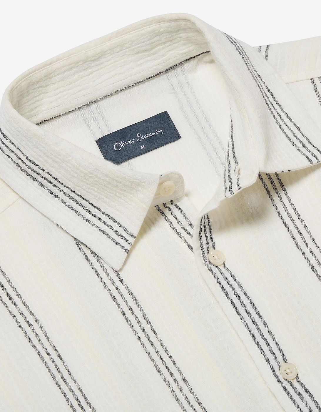 Oliver Sweeney Linen Short-Sleeved Shirt
