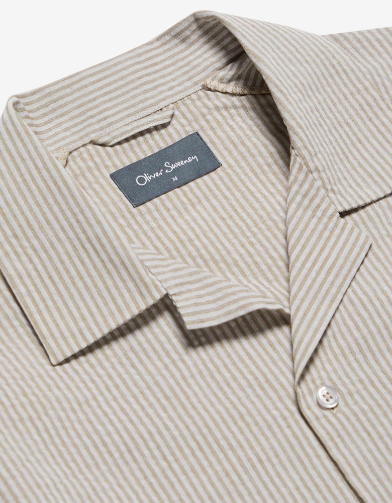 Oliver Sweeney Cotton Seersucker Riviera Shirt