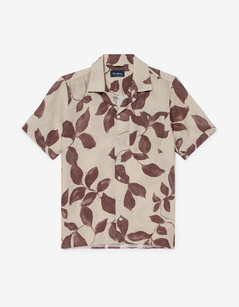 Oliver Sweeney Printed Linen Riviera Shirt