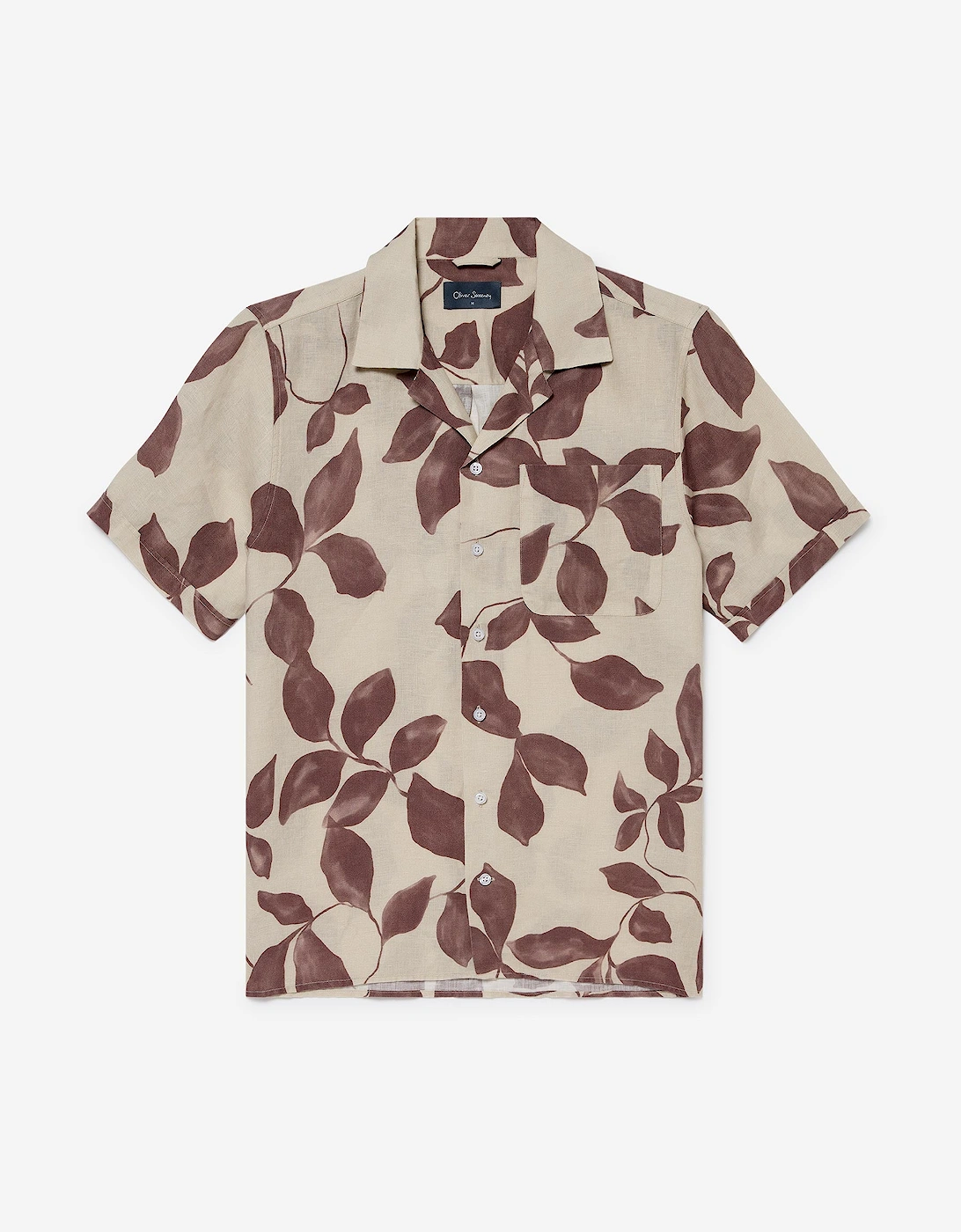 Oliver Sweeney Printed Linen Riviera Shirt