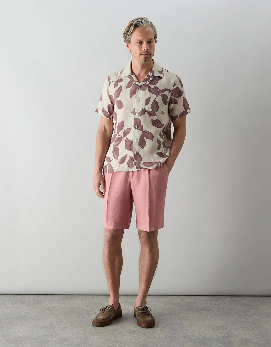 Oliver Sweeney Printed Linen Riviera Shirt