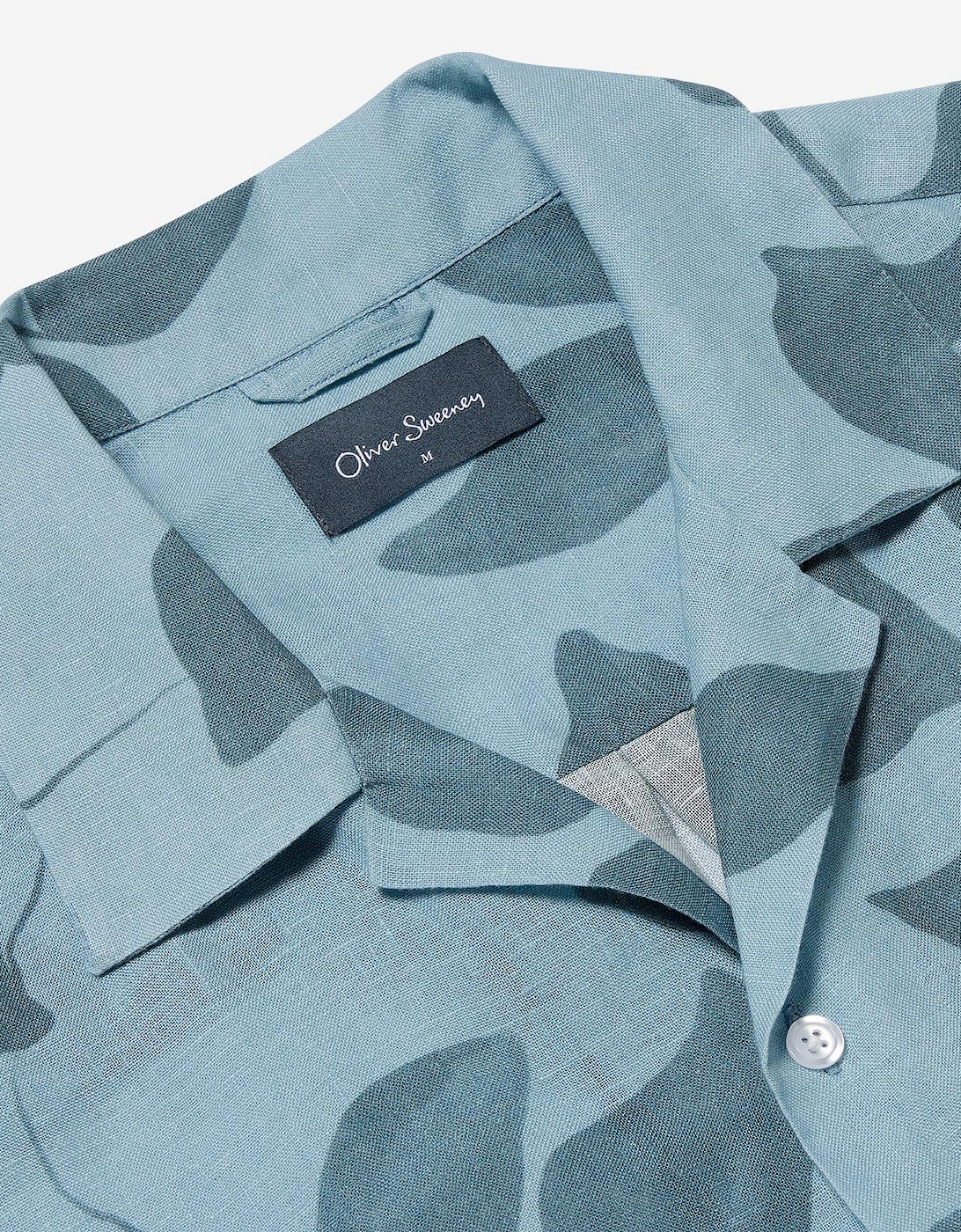 Oliver Sweeney Printed Linen Riviera Shirt