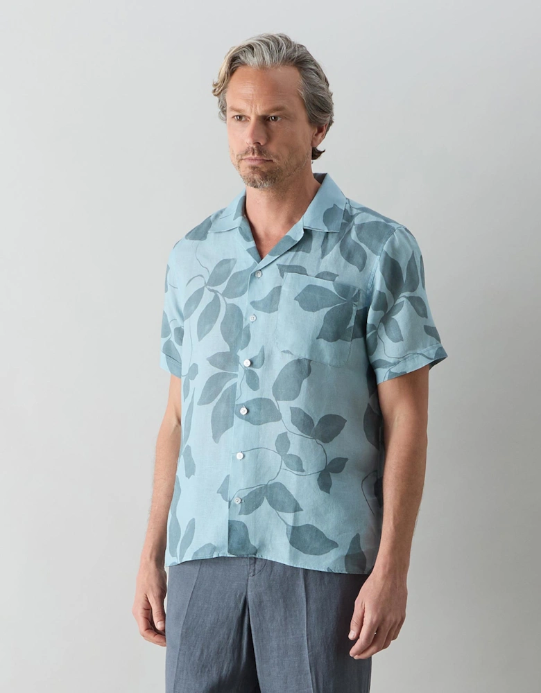 Oliver Sweeney Printed Linen Riviera Shirt