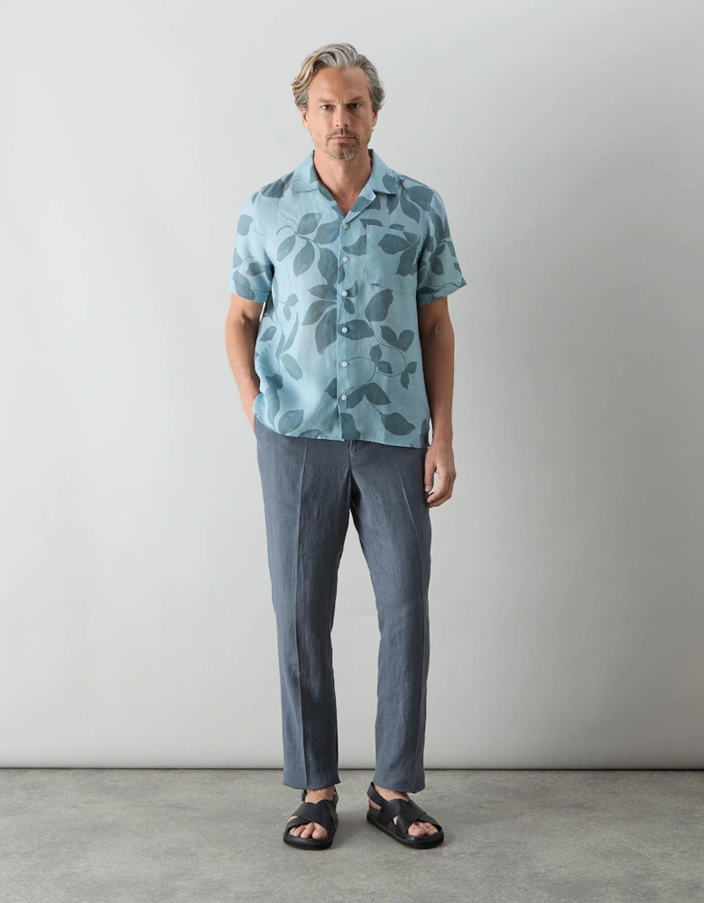 Oliver Sweeney Printed Linen Riviera Shirt