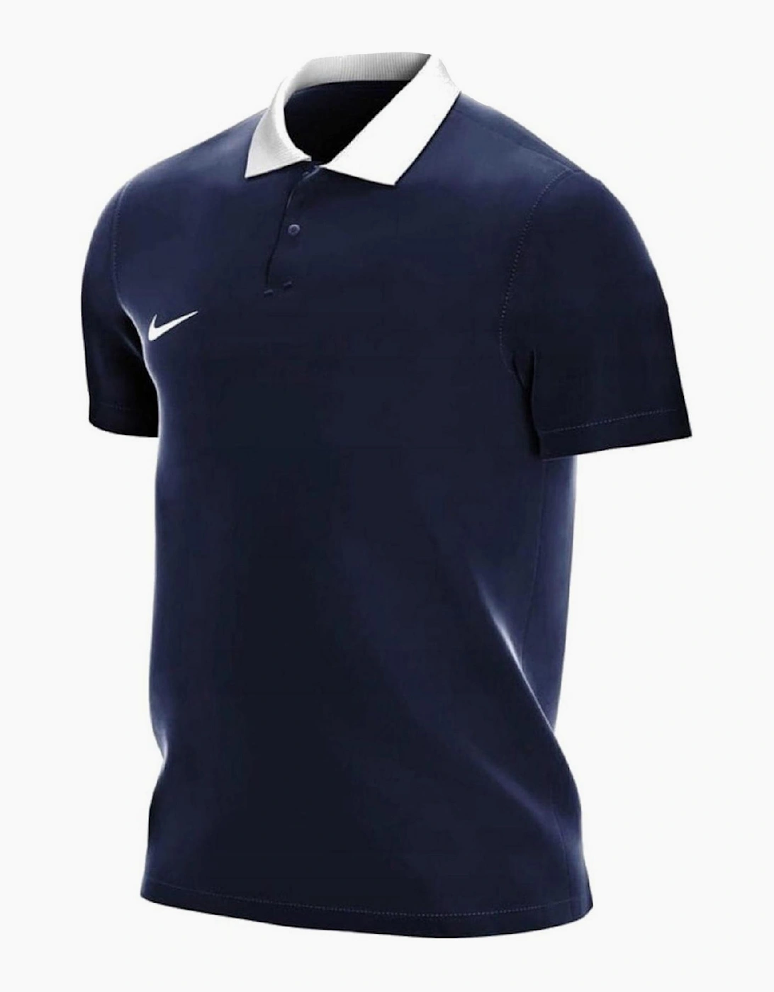 Nike Men's Printed Logo Collared Neck Short Sleeve Shirt - Navy - Size, Xl