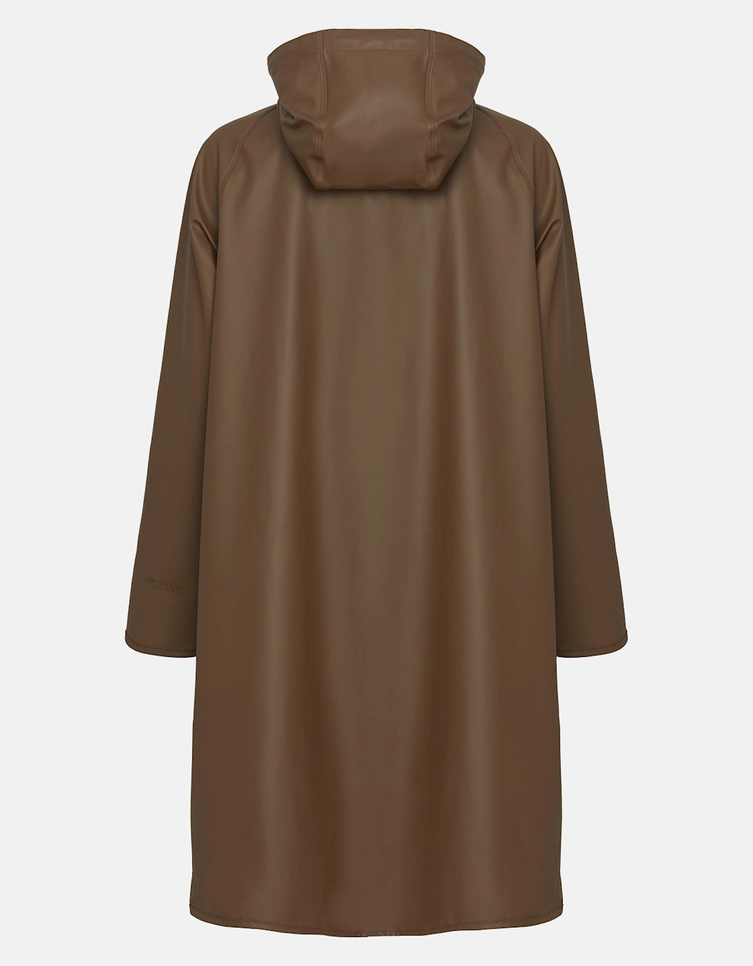 Ilse Jacobsen Rain Womens A-Line Rubberised Raincoat - Mud 206