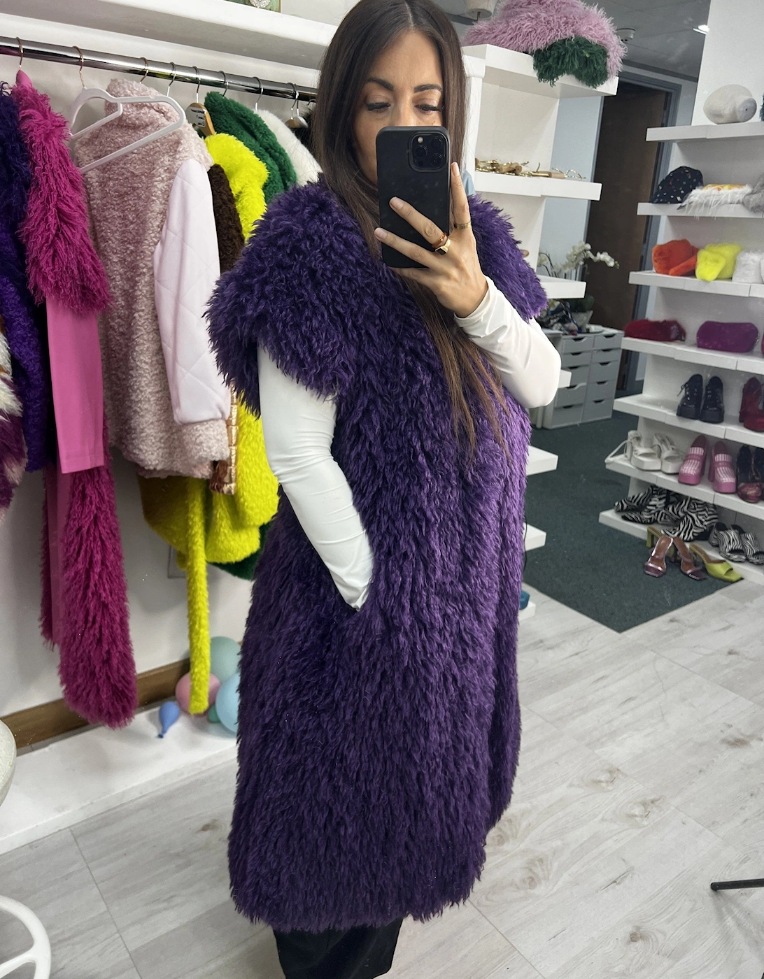 Knitted Bamboo Blend Gaga Gilet