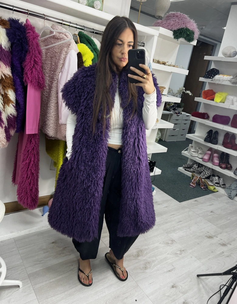 Knitted Bamboo Blend Gaga Gilet
