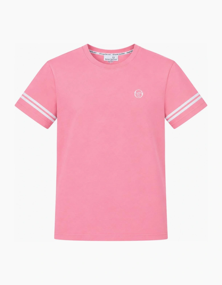Sergio Tacchini Grello T-Shirt Geranium Pink/White