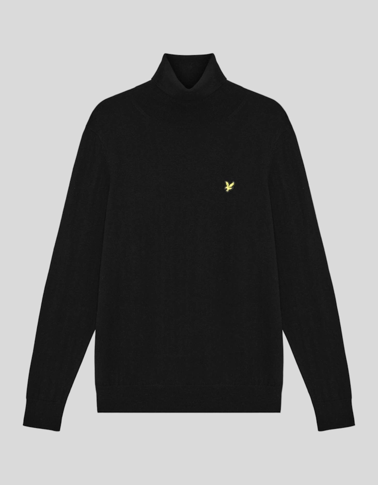 Cotton Merino Turtleneck Jumper