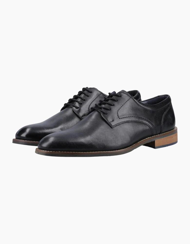 Hush Puppies Damien Lace Up Leather Men's Black Lace-Up Shoes