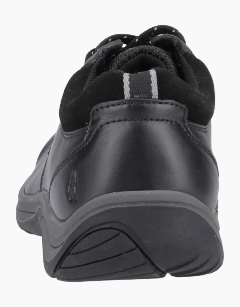 Hush Puppies Derek Leather Men's Black Lace-Up Shoes