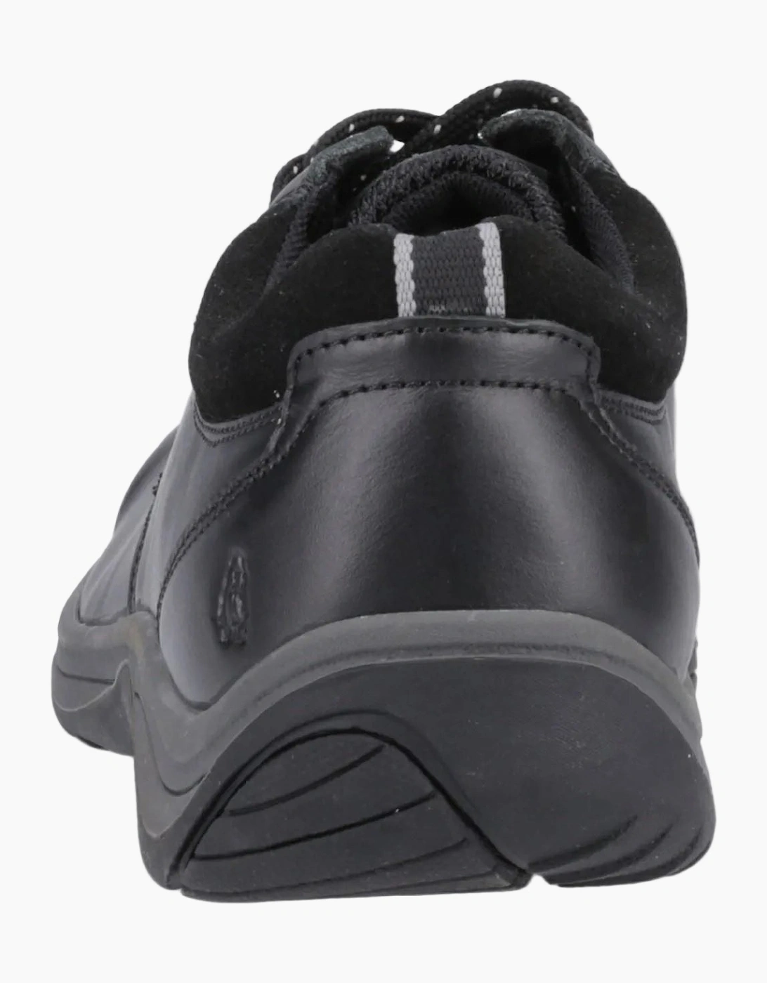 Hush Puppies Derek Leather Men's Black Lace-Up Shoes