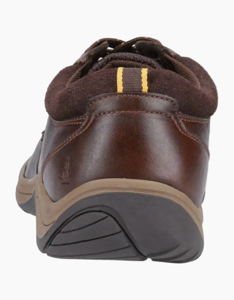 Hush Puppies Derek Leather Men's Coffee Lace-Up Shoes