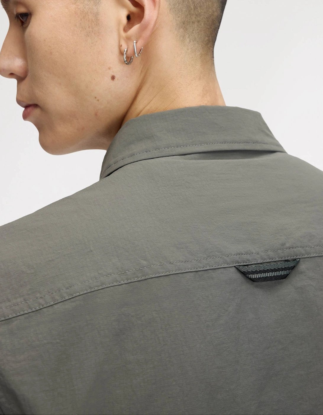 Fred Perry Mens Ripstop Pocket Overshirt - Field Green 638