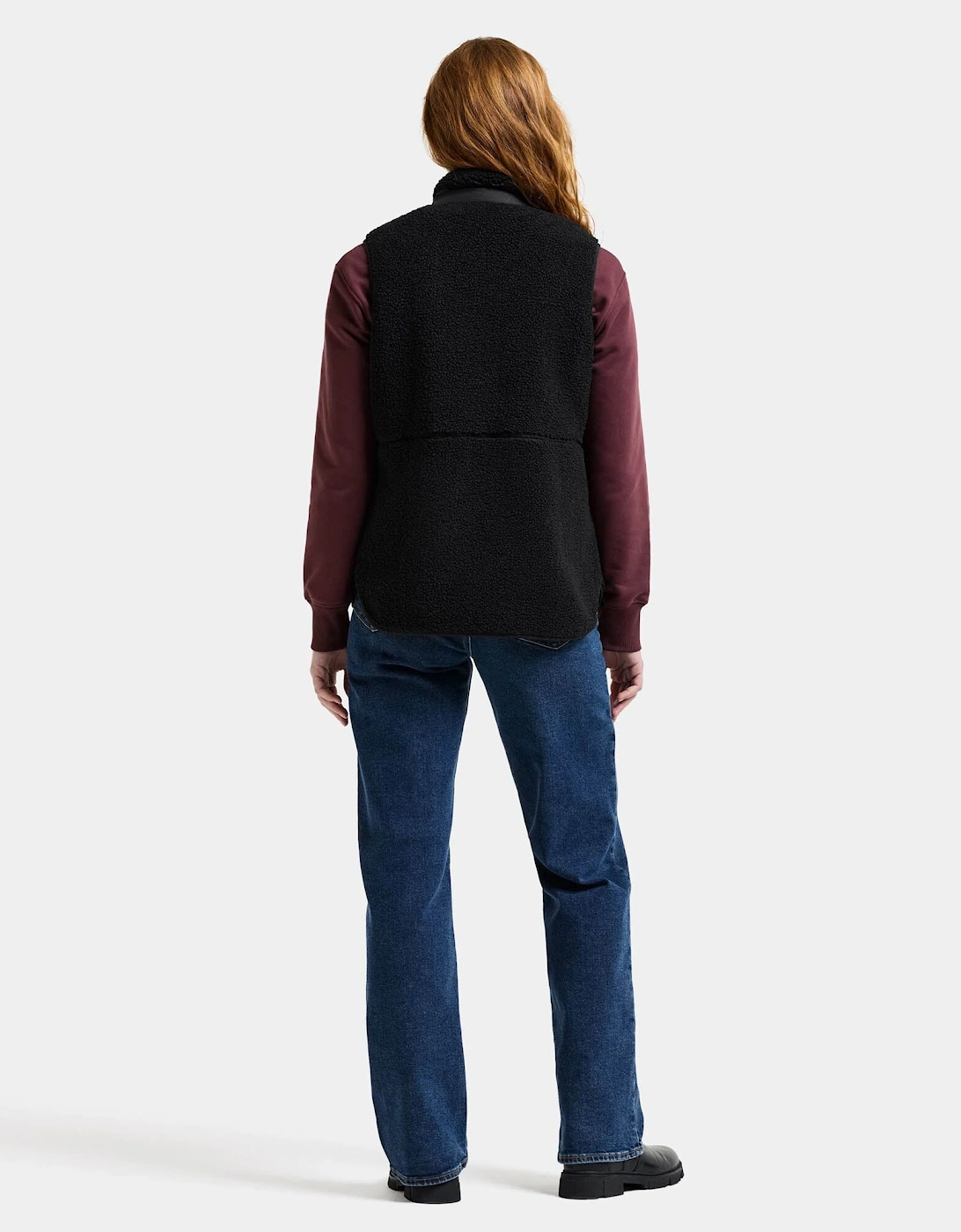 Didriksons Womens Siv Fleece Gilet - Black 060