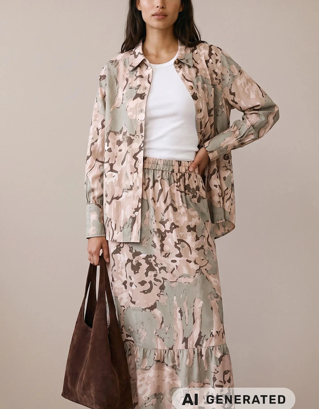 Lion print abstract blouse