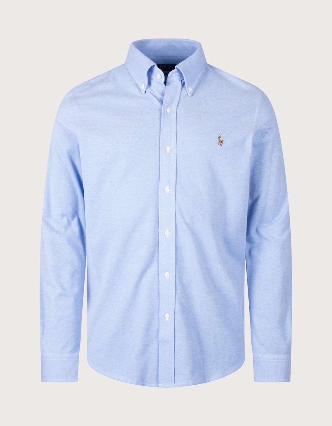Regular Fit Knit Oxford Mesh Shirt