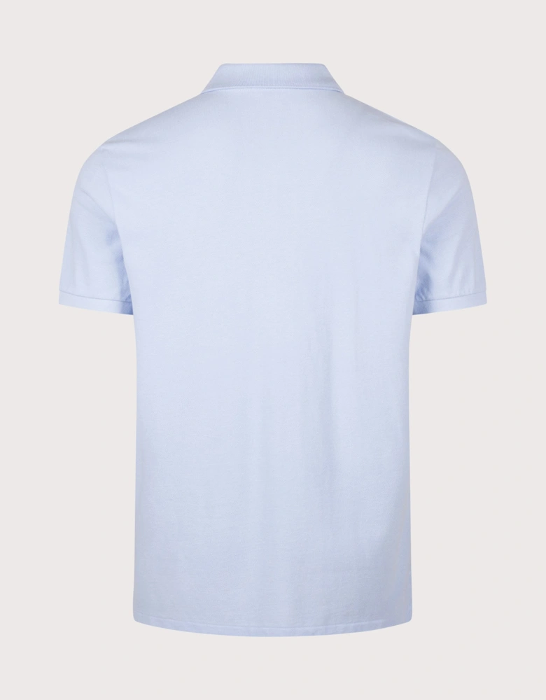 Custom Slim Fit Mesh Polo Shirt