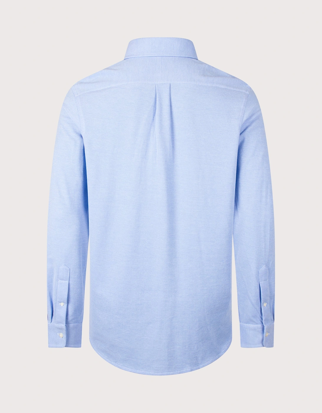 Regular Fit Knit Oxford Mesh Shirt