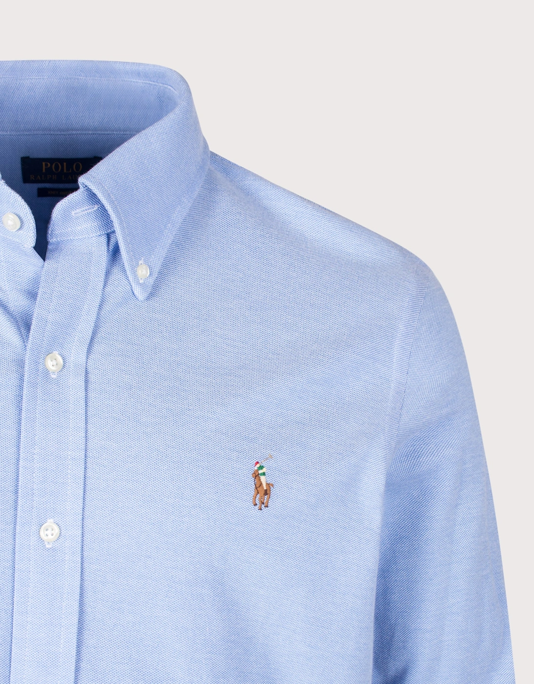 Regular Fit Knit Oxford Mesh Shirt