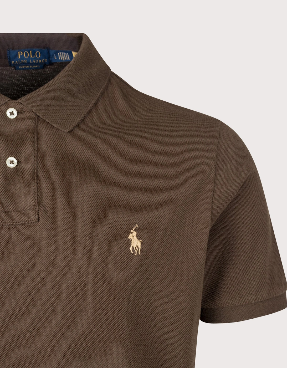 Custom Slim Fit Mesh Polo Shirt