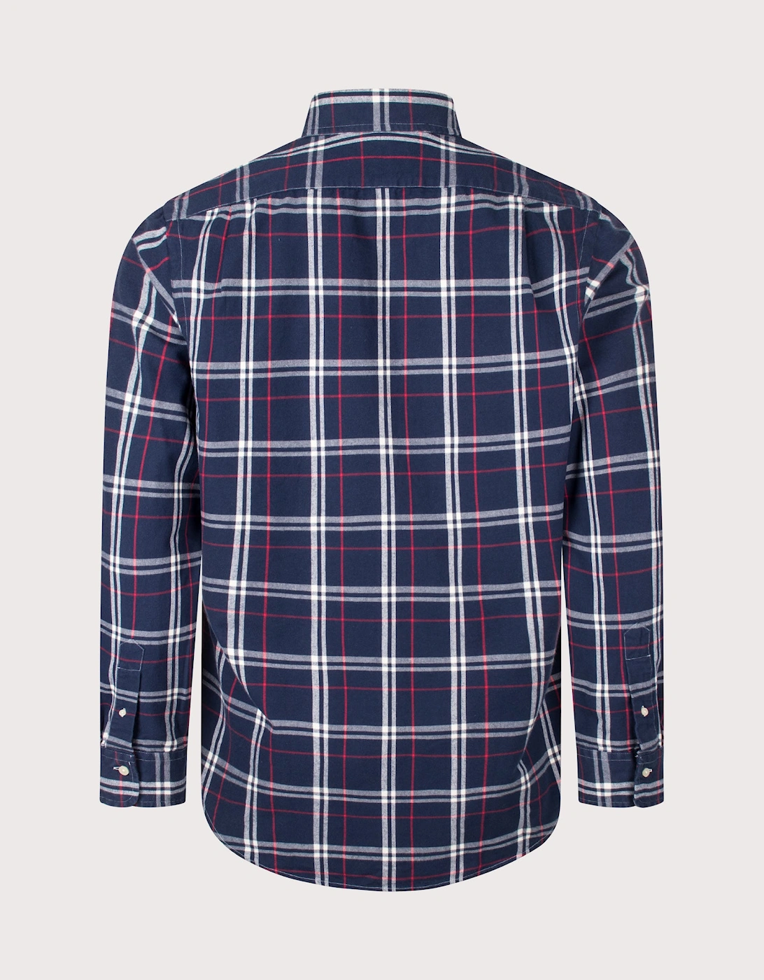 Custom Fit Plaid Oxford Shirt