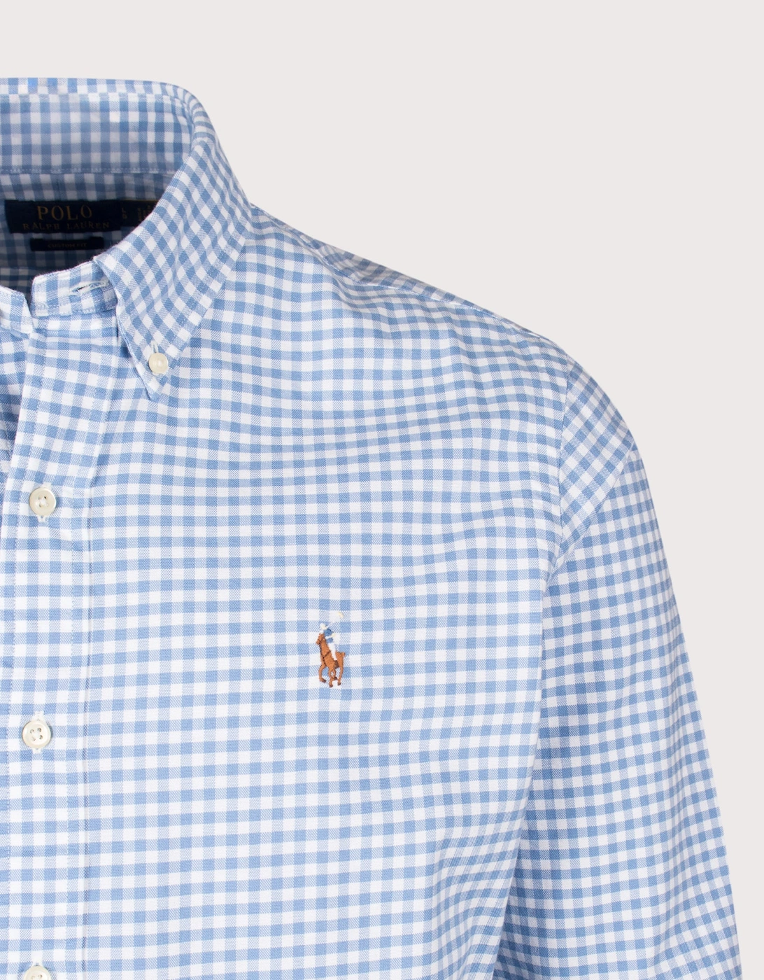 Custom Fit Gingham Oxford Shirt