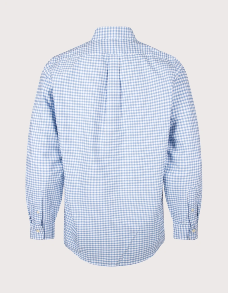 Custom Fit Gingham Oxford Shirt