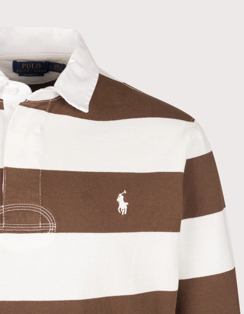 Classic Fit The Iconic Striped Rugby Shirt