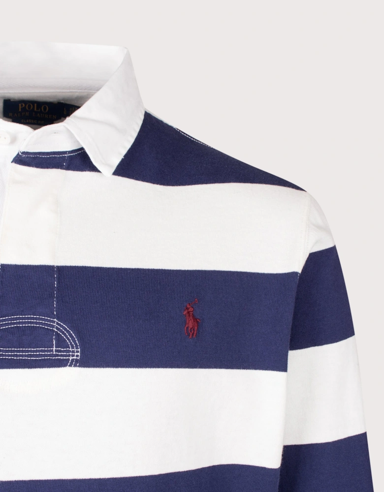 Classic Fit The Iconic Striped Rugby Shirt