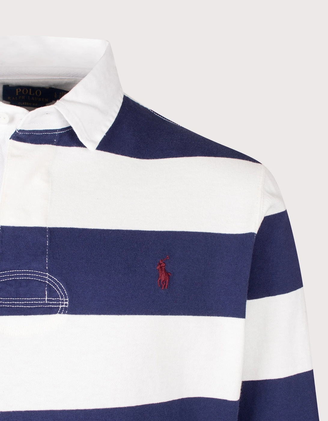 Classic Fit The Iconic Striped Rugby Shirt
