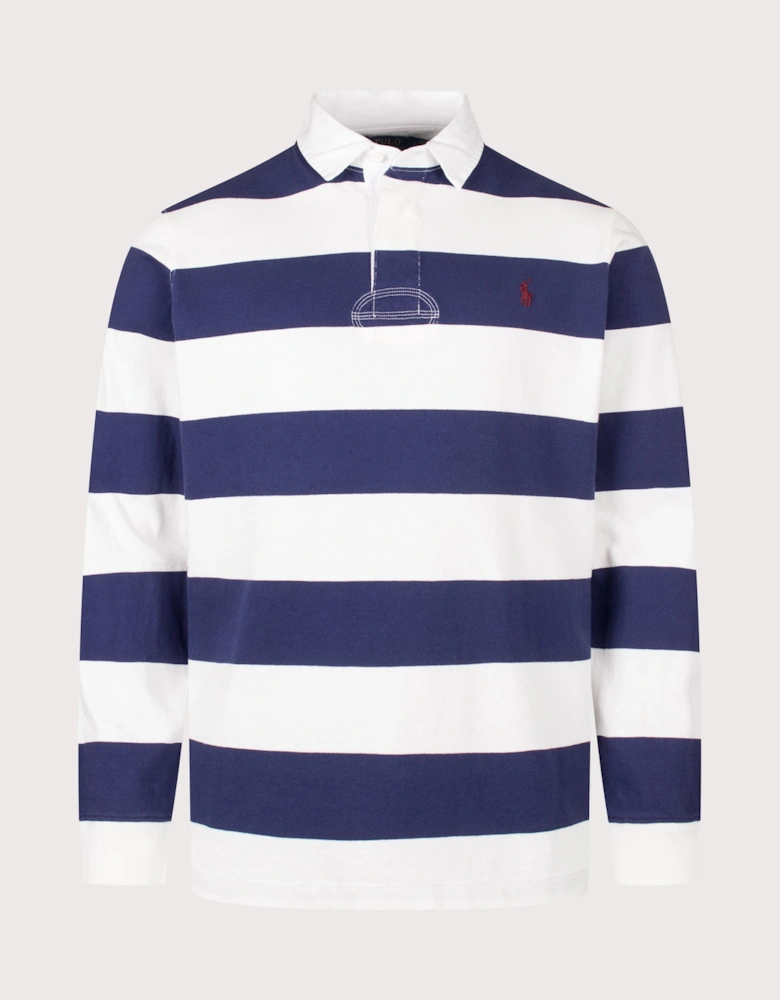 Classic Fit The Iconic Striped Rugby Shirt