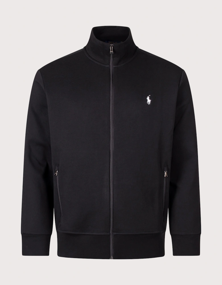 Regular Fit Double Knit Track Top