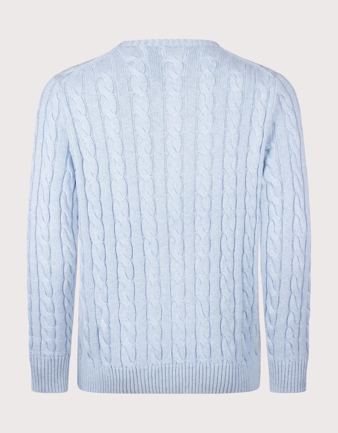 Regular Fit Cable Knit Cotton Jumper
